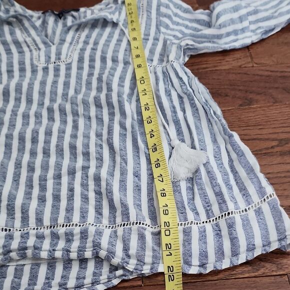 French Connection Crown & Ivy Blouse Sz AU8 / US‎ 4 Bohemian Lightweight Flowy - Picture 5 of 6